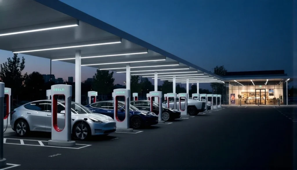 Tesla Opened Its First Integrated Center In Gurugram 39 Tesla EV Charging